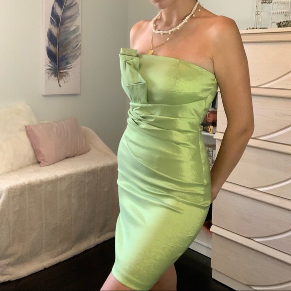Ixia Vintage Green Mini dress - Picture 4 of 6